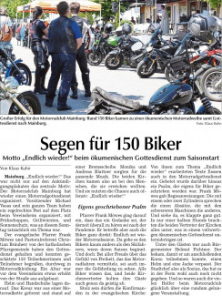Motorradgottesdienst Mainburg 2022