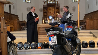 Motorradgottesdienst in St. Mang Kempten